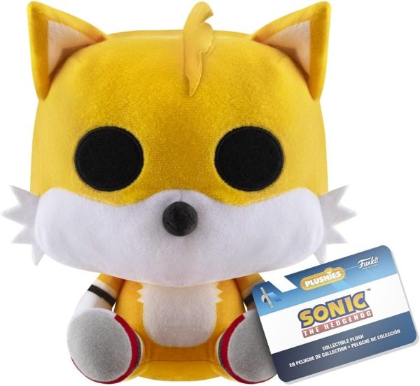 Funko Pop! Plush: Sonic The Hedgehog - Miles Tails Prower - Tails - Collectable Soft Toy - Birthday Gift Idea - Official Merchandise - Stuffed Plushie for Kids and Adults
