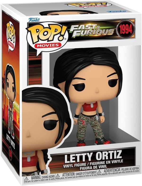 Funko Pop! Movies: Fast & Furious - Letty Ortiz - Collectable Vinyl Figure - Gift Idea - Official Merchandise - Toys for Kids & Adults - Movies Fans - Model Figure for Collectors and Display