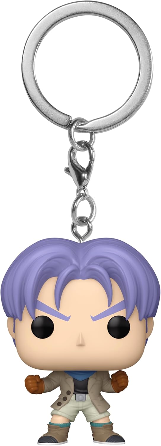 Funko POP! Keychain: DBGT - Trunks - Dragon Ball Novelty Keyring - Collectable Mini Figure - Stocking Filler - Gift Idea - Official Merchandise - Anime Fans - Backpack Decor