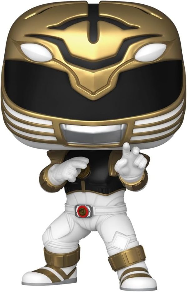 Funko Pop! Movies: Mighty Morphin Power Rangers: The Movie - White Ranger - Power Rangers Movie - Collectable Vinyl Figure - Gift Idea - Official Merchandise - Toys for Kids & Adults - Movies Fans