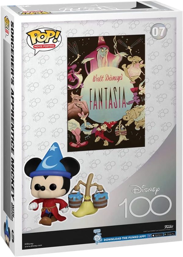 Funko POP! Movie Poster: Disney - Mickey Mouse - Fantasia - Collectable Vinyl Figure - Gift Idea - Official Merchandise - for Kids & Adults - Movies Fans - Model Figure for Collectors and Display
