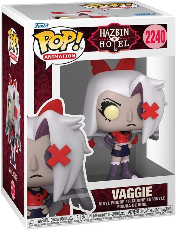 Funko Pop! Animation: Hazbin Hotel - Vaggie - 1/6 Odds for Rare Chase Variant - Collectable Vinyl Figure - Gift Idea - Official Merchandise - Toys for Kids & Adults - Animation Fans
