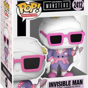 Funko Pop! Movies: Universal Monsters - Invsibile Man - 1/6 Odds for Rare Chase Variant - Collectable Vinyl Figure - Gift Idea - Official Merchandise - Toys for Kids & Adults - Horror Fans