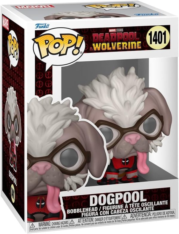 Funko POP! Marvel: Deadpool & Wolverine - Dogpool - Collectable Vinyl Figure - Gift Idea - Official Merchandise - for Kids & Adults - Movies Fans - Model Figure for Collectors and Display