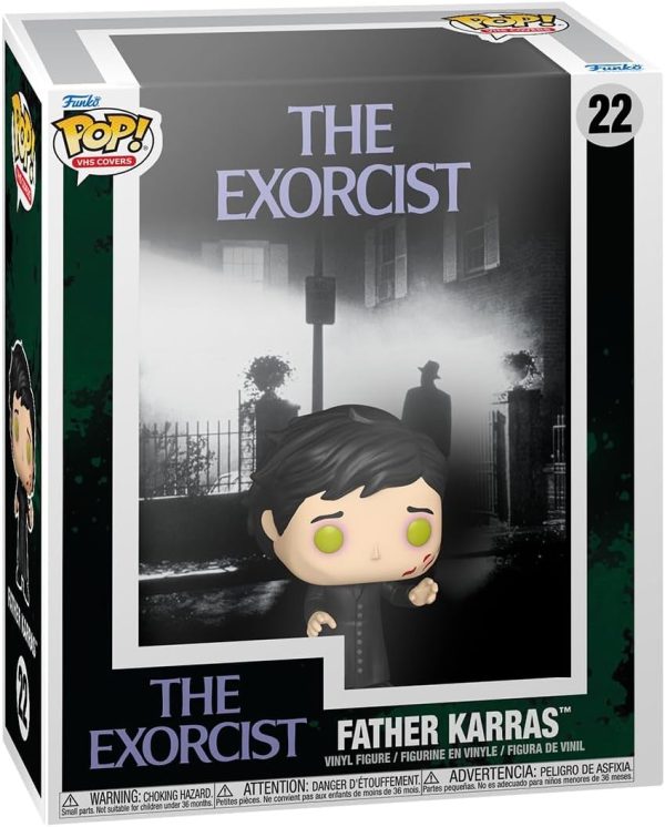 Funko Pop! VHS Cover: The Exorcist - Father Karras - Collectable Vinyl Figure - Gift Idea - Official Merchandise - Toys for Kids & Adults - Horror Fans - Model Figure for Collectors