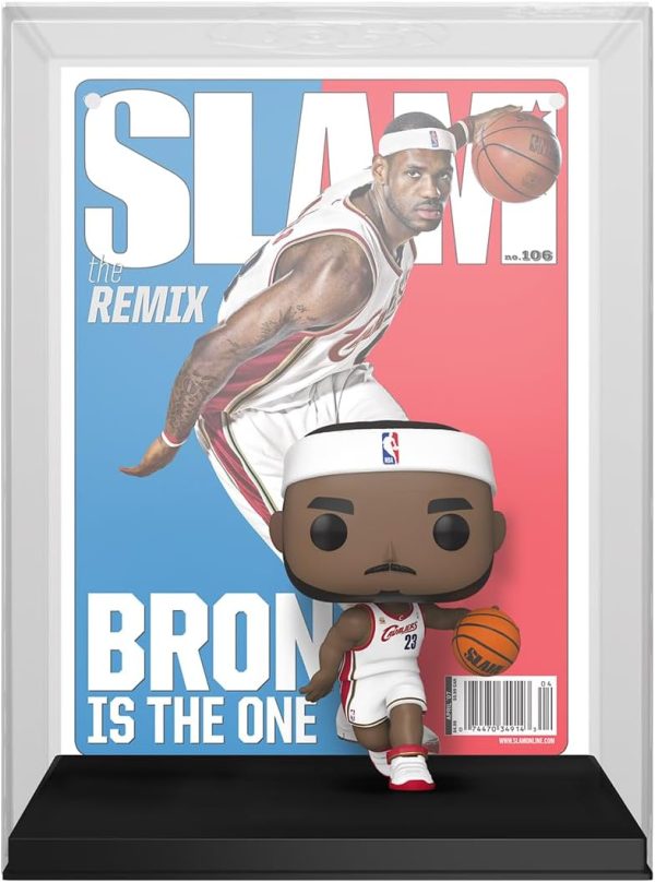 Funko POP! NBA Cover: Slam ?C Lebron James - Collectable Vinyl Figure - Gift Idea - Official Merchandise - for Kids & Adults - Sports Fans - Model Figure for Collectors and Display