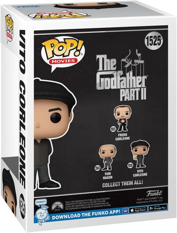 Funko POP! Movies: The Godfather Part 2- Vito Corleone - Collectable Vinyl Figure - Gift Idea - Official Merchandise - for Kids & Adults - Movies Fans - Model Figure for Collectors and Display