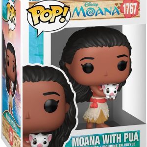 Funko Pop! Disney: Moana - Moana with Pua - Collectable Vinyl Figure - Gift Idea - Official Merchandise - Toys for Kids & Adults - Cartoon Fans - Model Figure for Collectors and Display
