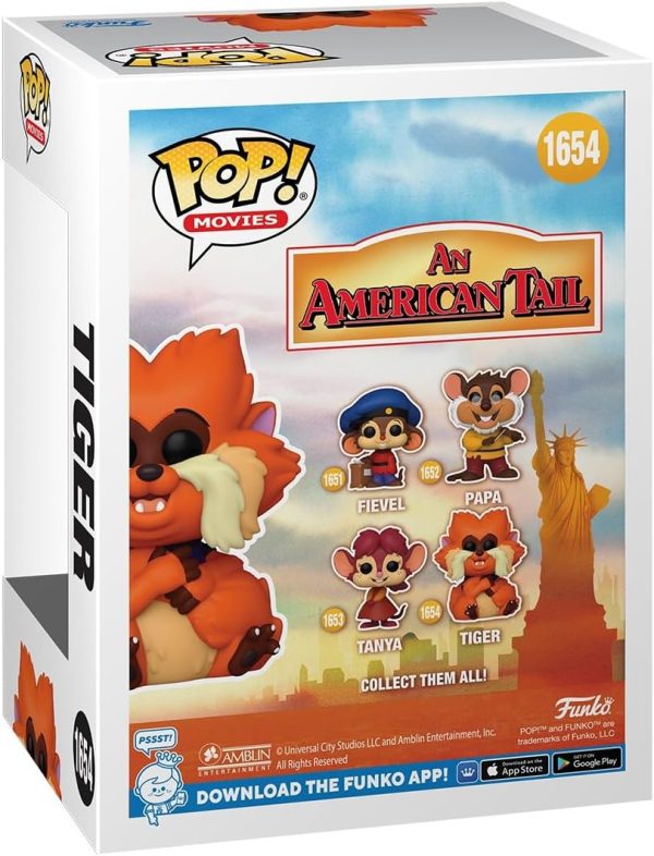 Funko POP Movies: American Tail ?C Tiger ? - Collectable Vinyl Figure - Gift Idea - Official Merchandise - for Kids & Adults - Movies Fans - Model Figure for Collectors and Display