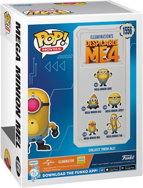 Funko POP! Movies: Despicable Me 4 ?C Super Mel - Despicable Me: Minions - Collectable Vinyl Figure - Gift Idea - Official Merchandise - for Kids & Adults - Movies Fans - Model Figure for Collectors