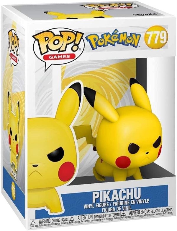 Funko POP Pop! Games: Pokemon - Pikachu (Attack Stance) Collectible Vinyl Figure. Multicolor. One Size