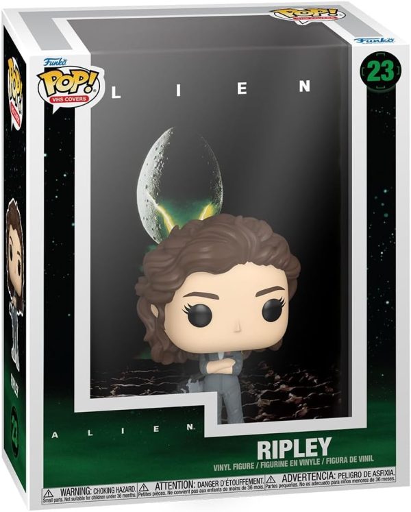 Funko Pop! VHS Cover: Alien - Ripley - Collectable Vinyl Figure - Gift Idea - Official Merchandise - Toys for Kids & Adults - Horror Fans - Model Figure for Collectors and Display
