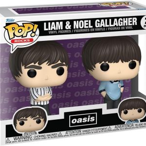 Funko Pop! Rocks: Oasis - Liam & Noel Gallagher. 2-Pack - Collectable Vinyl Figure - Gift Idea - Official Merchandise - Toys for Kids & Adults - Music Fans