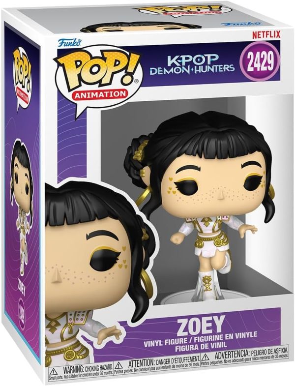 Funko Pop! Animation: Kpop Demon Hunters - Zoey - Collectable Vinyl Figure - Gift Idea - Official Merchandise - Toys for Kids & Adults - Anime Fans - Model Figure for Collectors