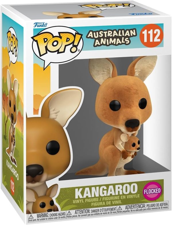 Funko Pop! Vinyl: Australian Animals - Kangaroo - (Flocked) - Collectable Vinyl Figure - Gift Idea - Official Merchandise - Toys for Kids & Adults IP Fans - Model Figure for Collectors