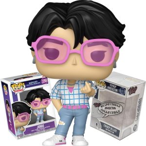 Funko Kpop Demon Hunters Jinu Saja Boys + ToyBop Protector: Pop! TV Animation Vinyl Figure (Bundled with Pop Protector Collector Case Gift Set)
