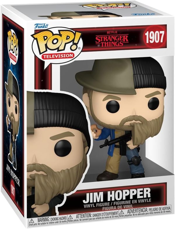 Funko Pop! TV: Stranger Things - Jim Hopper Split - Collectable Vinyl Figure - Gift Idea - Official Merchandise - Toys for Kids & Adults - Fantasy Fans - Model Figure for Collectors and Display