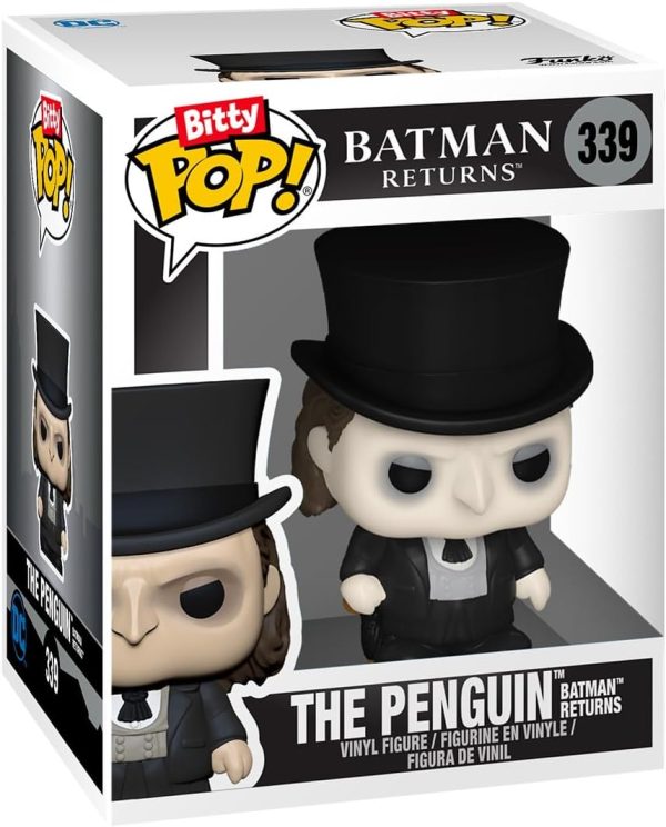 Funko Bitty POP! Batman 85th - Freeze. 4-Pack and A Surprise Mystery Mini Figure - 0.9 Inch (2.2 Cm) - DC Comics Collectable - Stackable Display Shelf Included - Gift Idea - Party Bags Stocking