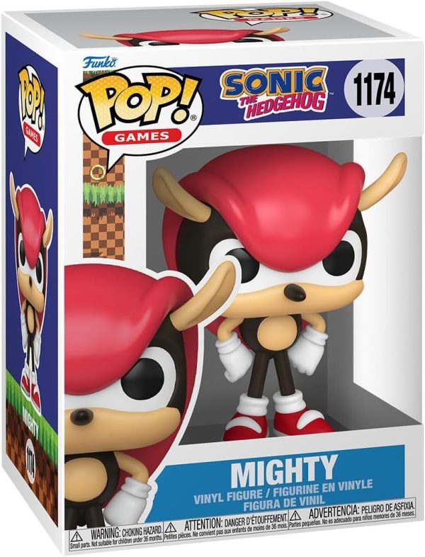 Funko Pop! Games: Sonic The Hedgehog - Mighty - Collectable Vinyl Figure - Gift Idea - Official Merchandise - Toys for Kids & Adults - Video Games Fans - Model Figure for Collectors