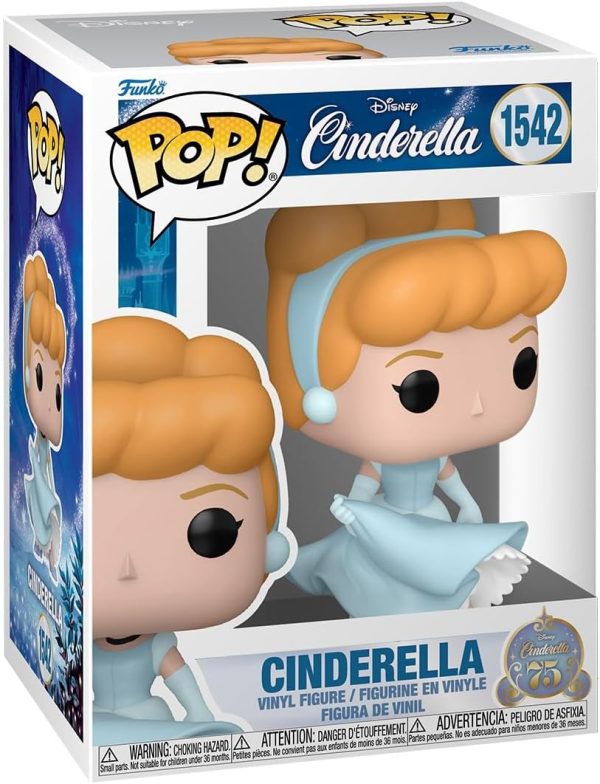 Funko Pop Disney: Cinderella's 75th Anniversary - Cinderella - Collectable Vinyl Figure - Gift Idea - Official Merchandise - Toys for Kids & Adults - Cartoon/Animation Fans