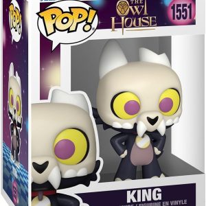 Funko Pop Disney: The Owl House - King Clawthorne. 1/6 Odds for Rare Chase Variant - (Styles May Vary) - Collectable Vinyl Figure - Gift Idea - Official Merchandise - Toys for Kids & Adults