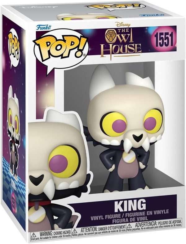 Funko Pop Disney: The Owl House - King Clawthorne. 1/6 Odds for Rare Chase Variant - (Styles May Vary) - Collectable Vinyl Figure - Gift Idea - Official Merchandise - Toys for Kids & Adults