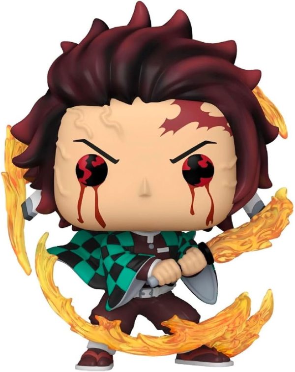 Funko POP Animation: DS - Tanjiro Kamado - (Sun Breathing) - Demon Slayer - Collectable Vinyl Figure - Gift Idea - Official Merchandise - for Kids & Adults - Anime Fans - Model Figure for Collectors