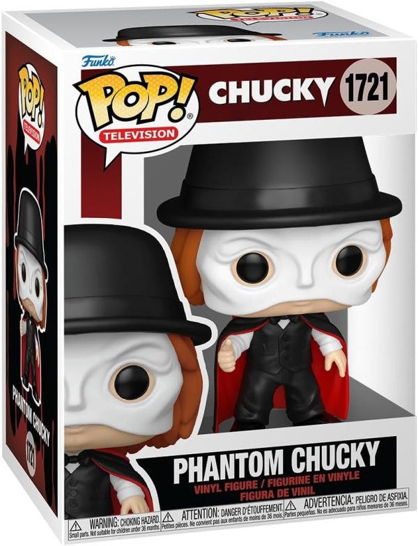 Funko Pop! TV: Chucky (TV) - Phantom Chucky - Collectable Vinyl Figure - Gift Idea - Official Merchandise - Toys for Kids & Adults - Horror Fans - Model Figure for Collectors and Display
