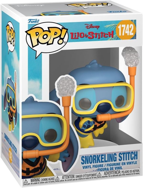 Funko Pop! Disney: Lilo & Stitch - Snorkeling Stitch - Collectable Vinyl Figure - Gift Idea - Official Merchandise - Toys for Kids & Adults - Disney Fans - Model Figure for Collectors