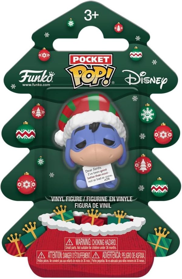 Funko Pop! Pocket Pop Holiday Tree: Winnie The Pooh - Eeyore - Collectable Vinyl Figure - Gift Idea - Official Merchandise - Toys for Kids & Adults - Disney/Pixar Fans - Model Figure for Collectors