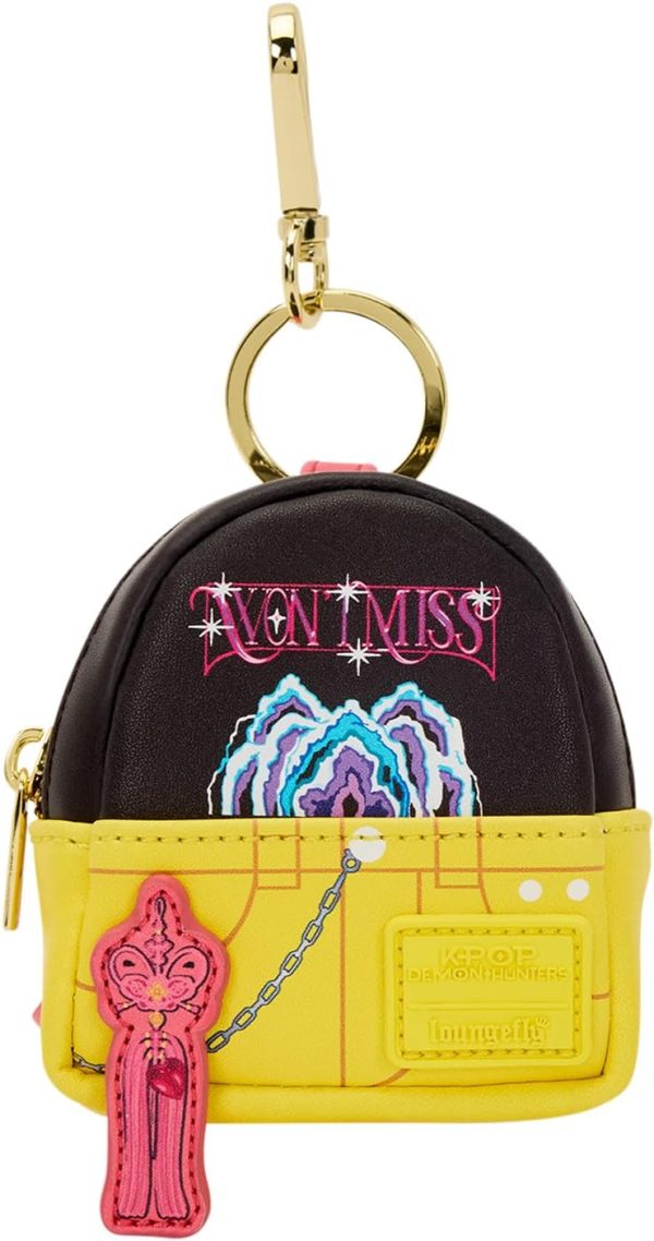 Loungefly KPop Demon Hunters Cosplay Mystery Mini Backpack Keychain Charm