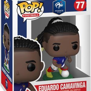 Funko Pop! Football: France - Eduardo Camavinga - World Cup 2026 - France - Collectable Vinyl Figure - Gift Idea - Official Merchandise - Toys for Kids & Adults - Sports Fans