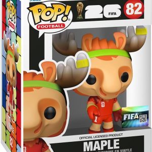 Funko Pop! FIFA Mascots: World Cup 2026 - Maple - FIFA World Cup - Collectable Vinyl Figure - Gift Idea - Official Merchandise - Toys for Kids & Adults - Sports Fans - Model Figure for Collectors