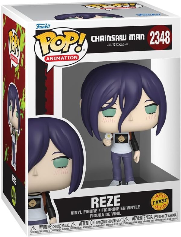 Funko Pop! Animation: Chainsaw Man Reze - Reze - 1/6 Odds for Rare Chase Variant - Collectable Vinyl Figure - Gift Idea - Official Merchandise - Toys for Kids & Adults - Anime Fans