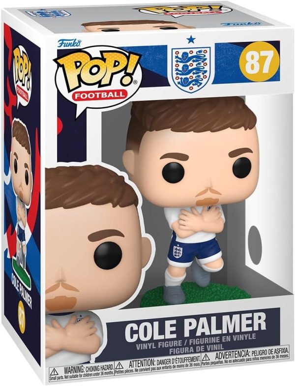 Funko Pop! Football: England - Cole Palmer - World Cup 2026 - Collectable Vinyl Figure - Gift Idea - Official Merchandise - Toys for Kids & Adults - Sports Fans - Model Figure for Collectors