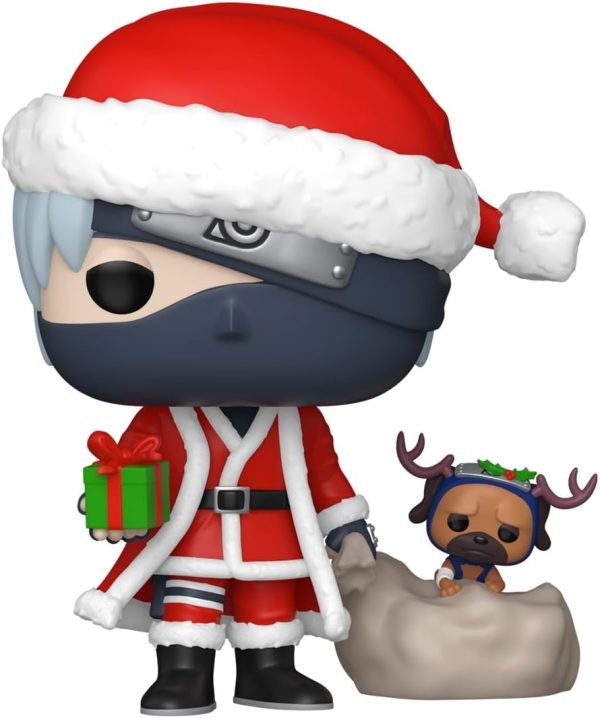 Funko Pop! Plus: Naruto Shippuden - Kakashi Hatake with Pakkun - Holiday - Collectable Vinyl Figure - Gift Idea - Official Merchandise - Toys for Kids & Adults - Anime Fans - for Collectors & Display