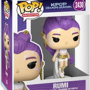 Funko Pop! Animation: Kpop Demon Hunters - Rumi - 1/6 Odds for Rare Chase Variant - Glow in The Dark - Collectable Vinyl Figure - Gift Idea - Official Merchandise - Toys for Kids & Adults