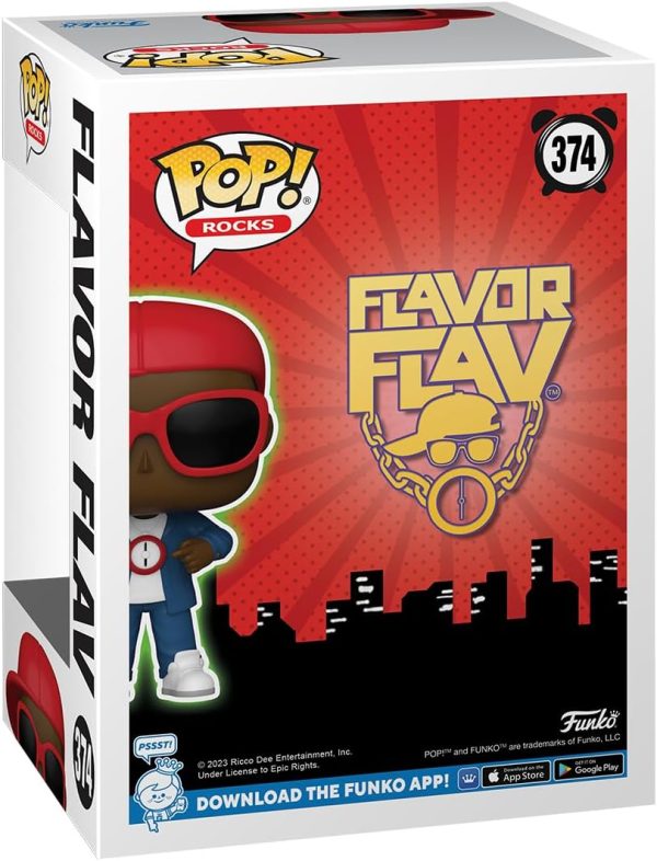 Funko Pop! Rocks: Flavor Flav - Flavor of Love - Collectable Vinyl Figure - Gift Idea - Official Merchandise - for Kids & Adults - Music Fans - Model Figure for Collectors and Display