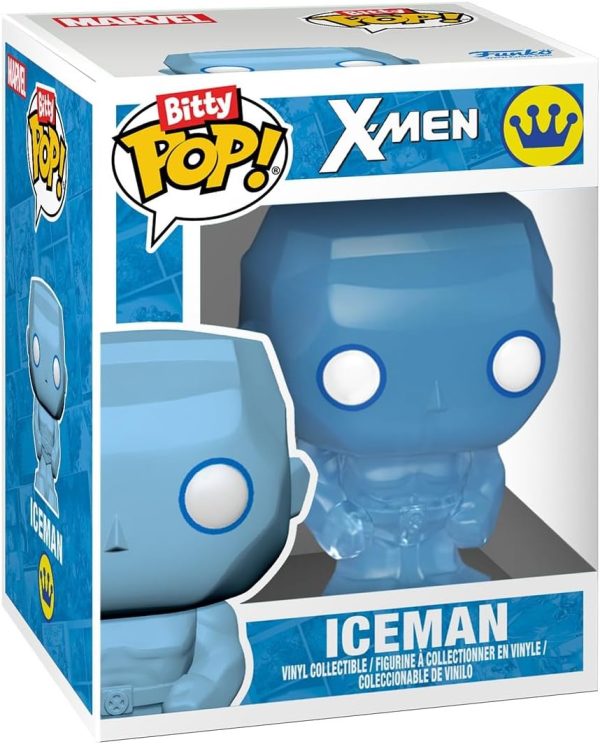 Funko Pop! Bitty: X-Men - Jean Grey. Angel. Iceman. and Cyclops - 0.9 Inch (2.2 Cm) - Anime Collectable - Gift Idea - Stackable Display Shelf Included