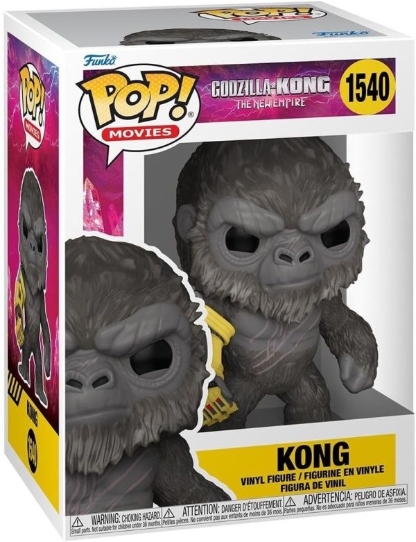 Funko POP! Movies: Godzilla X Kong: The New Empire - Kong - Godzilla Vs Kong - Collectable Vinyl Figure - Gift Idea - Official Merchandise - for Kids & Adults - Movies Fans