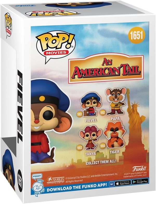 Funko POP Movies: American Tail - Fievel Mousekewitz? - an American Tail - Collectable Vinyl Figure - Gift Idea - Official Merchandise - for Kids & Adults - Movies Fans - Model Figure for Collectors
