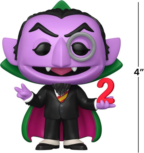 Funko Pop! TV: Sesame Street - The Count - Collectable Vinyl Figure - Gift Idea - Official Merchandise - Toys for Kids & Adults - TV Fans - Model Figure for Collectors and Display