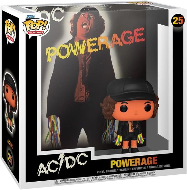 Funko Pop! Albums: AC/DC - Angus Young - Powerage - Collectable Vinyl Figure - Gift Idea - Official Merchandise - Toys for Kids & Adults - Music Fans - Model Figure for Collectors and Display