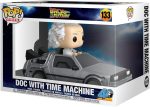 Funko Pop! Rides Deluxe: Back to The Future - Doc with Time Machine - Dr. Emmett Brown - Collectable Vinyl Figure - Gift Idea - Official Merchandise - Toys for Kids & Adults