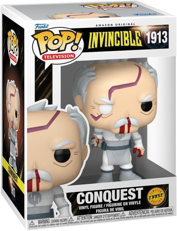Funko Pop! TV: Invincible - Conquest - 1/6 Odds for Rare Chase Variant - Collectable Vinyl Figure - Gift Idea - Official Merchandise - Toys for Kids & Adults - Superheroes Fans