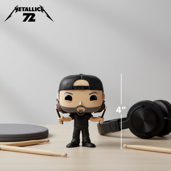 Funko Pop! Rocks: Metallica - Lars - 72 Seasons - Collectable Vinyl Figure - Gift Idea - Official Merchandise - Toys for Kids & Adults - Music Fans - Model Figure for Collectors and Display