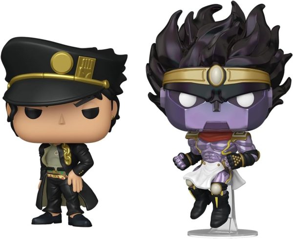 Funko Pop! Animation: JoJo's Bizarre Adventure - Jotaro and Star Platinum. 2-Pack - Amazon Exclusive - Collectable Vinyl Figure - Gift Idea - Official Merchandise - Anime Fans