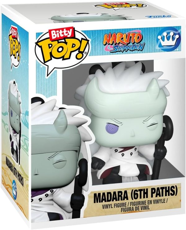 Funko Bitty Pop! Naruto Shippuden: Tenten. Madara (6th Paths). Might Guy. Itachi Uchiha. and A Surprise Mystery Mini Figure - 0.9 Inch (2.2 Cm) Collectable - Gift Idea - Cake Topper