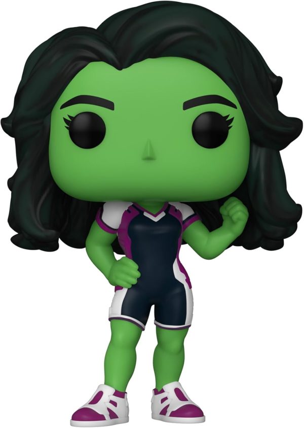 Funko Pop Marvel: She-Hulk - She-Hulk Glow in The Dark - Amazon Exclusive - Collectable Vinyl Figure - Gift Idea - Official Merchandise - Toys for Kids & Adults - Superheroes Fans