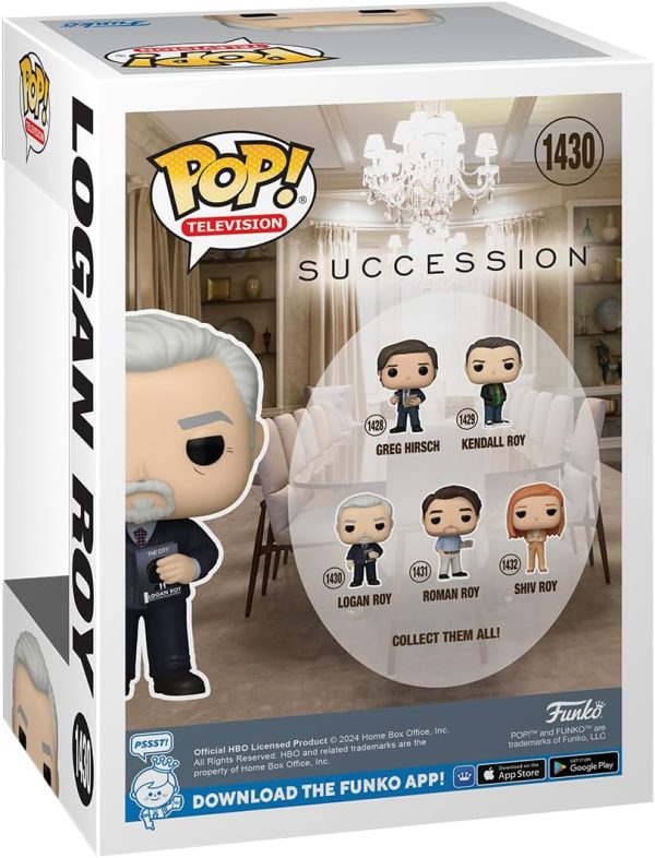 Funko POP! TV: Succession - Logan Roy - Collectable Vinyl Figure - Gift Idea - Official Merchandise - for Kids & Adults - TV Fans - Model Figure for Collectors and Display